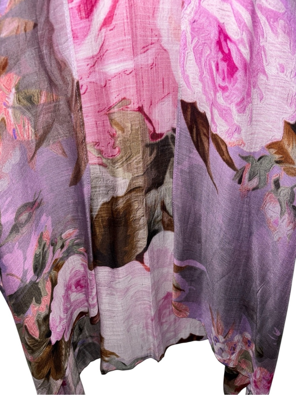 Sheer Floral Kimono Cardigan - Lavender & Pink RT $36 - Picture 4 of 7